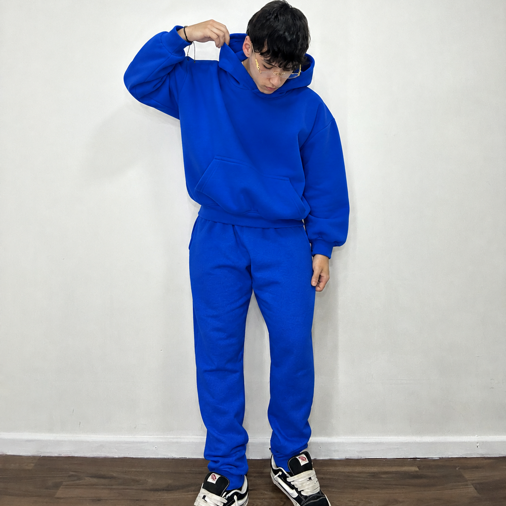 Conjunto Basic Buzo Manga Globo