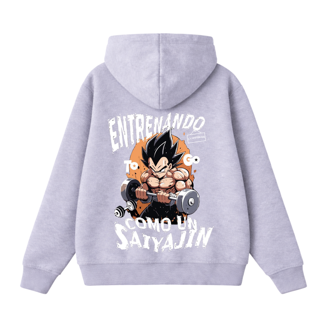 Poleron Vegeta entrenando como Saijayin