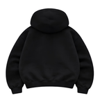 Polerón Manga Globo Zip Black