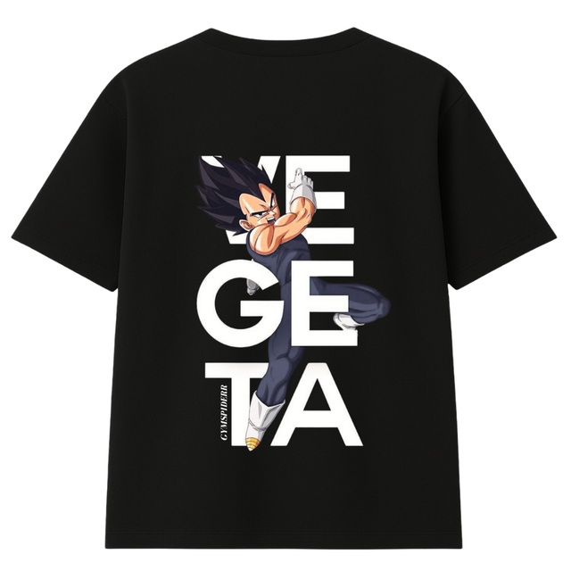Polera Oversize Vegeta Vertical